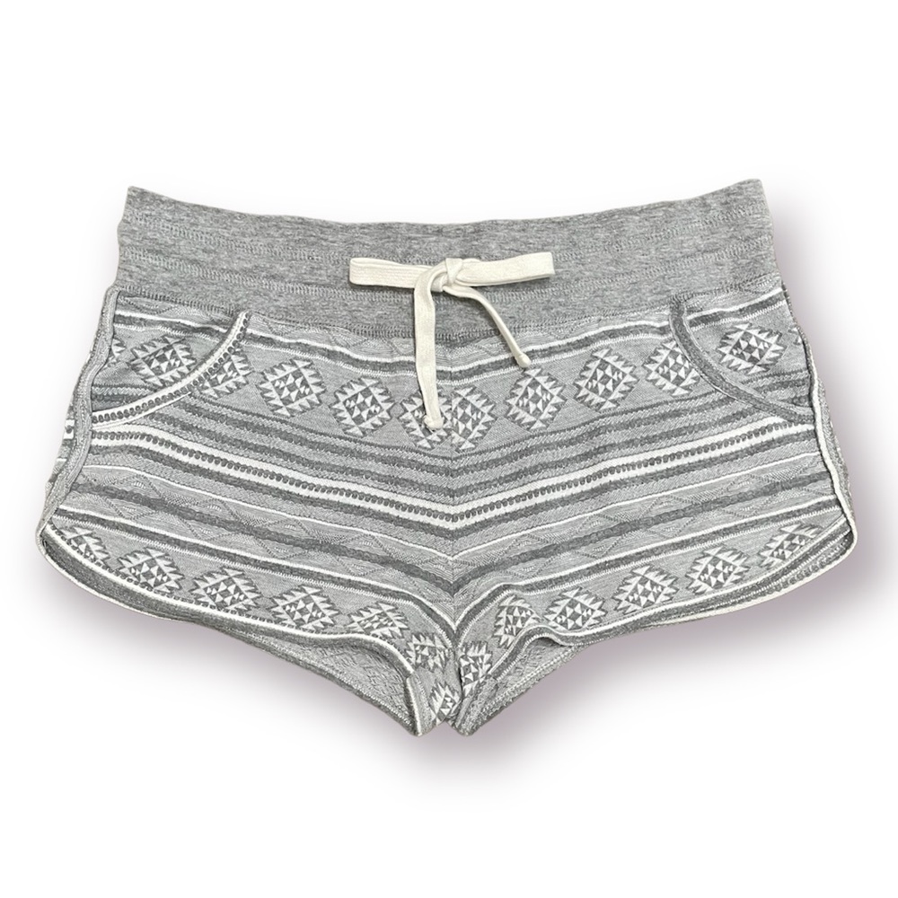 Nordstrom Grey Aztec Soft Lounge Shorts